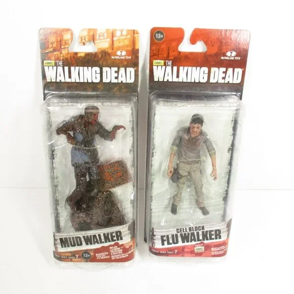 9 McFarlane Walking Dead Series 7 Action Figures 2 Exclusives Rick & Hershel - Picture 4 of 6